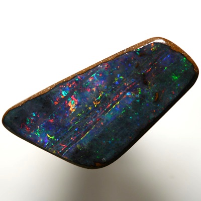 SOLID BOULDER OPAL Rich bright fire.